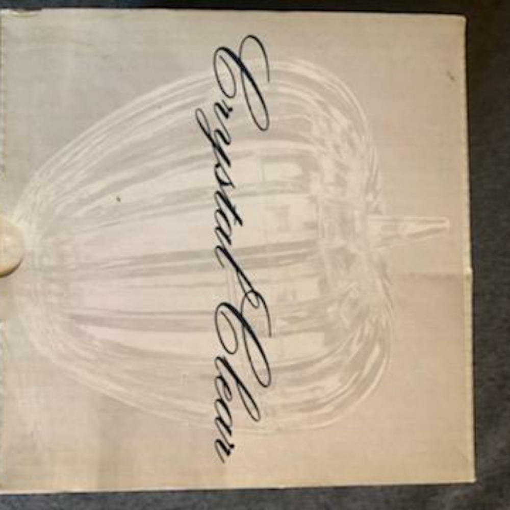 Vintage Crystal Clear Glass Deep Cut Trinket Box Candy Dish Crystal Clear Glass - Picture 10 of 12